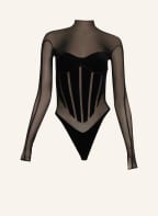 Wolford Body MUGLER X WOLFORD FLOCK SHAPING, Farbe: SCHWARZ (Bild 1)