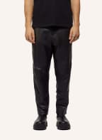YOUNG POETS Lederhose TONI GOAT VEG 231 Regular Fit, Farbe: SCHWARZ (Bild 1)