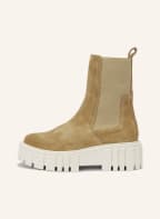 Marc O'Polo Velours-Chelsea-Boots, Farbe: BEIGE (Bild 1)
