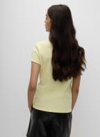 HUGO T-Shirt THE SLIMTEE REDLABEL, Farbe: HELLGELB (Bild 1)