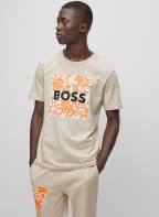 BOSS T-Shirt TEGRAFBASIC EC, Farbe: BEIGE (Bild 1)