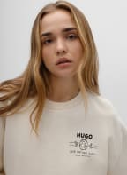 HUGO Sweatshirt DASHIMARA 3, Farbe: NUDE (Bild 1)