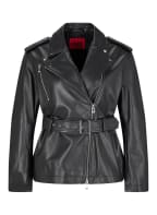 HUGO Lederjacke LARIDA, Farbe: SCHWARZ (Bild 1)