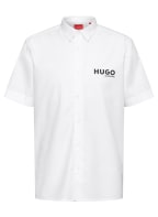 HUGO Kurzarm-Hemd EBOR, Farbe: WEISS (Bild 1)