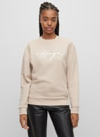 HUGO Sweatshirt EASY CREW, Farbe: BEIGE (Bild 1)