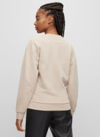 HUGO Sweatshirt EASY CREW, Farbe: BEIGE (Bild 1)