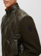 BOSS Lederjacke JOMIX, Farbe: DUNKELGRÜN (Bild 1)