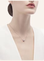 BVLGARI Halskette B.ZERO1 aus 18 Karat Weißgold mit Diamanten, Farbe: SILBER (Bild 1)