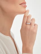 BVLGARI Ring BVLGARI BVLGARI aus 18 Karat Weißgold und Diamanten, Farbe: SILBER (Bild 1)
