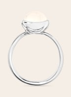 TAMARA COMOLLI Ring BOUTON SMALL aus 18K Weißgold mit sand Mondstein, Farbe: WEISSGOLD (Bild 1)