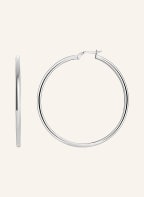 WEMPE Creolen MINIMALISM by Wempe Casuals, Farbe: WEISSGOLD (Bild 1)