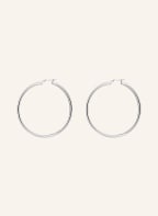WEMPE Creolen MINIMALISM by Wempe Casuals, Farbe: WEISSGOLD (Bild 1)
