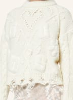 GCDS Pullover BOXY, Farbe: WEISS (Bild 1)