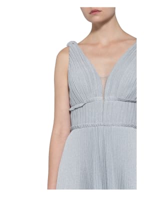 unique Evening dress with glitter thread , Color: SILVER/ LIGHT GRAY (Image 1)