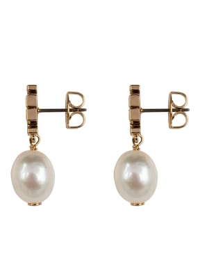 TORY BURCH Ohrhänger KIRA, Farbe: GOLD/ WEISS (Bild 1)