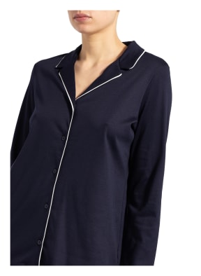 CALIDA Pajamas NIGHT LOVERS, Color: DARK BLUE/ WHITE (Image 1)
