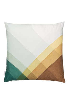 vitra Decorative cushion HERRINGBONE, Color: DARK GREEN/ DARK BROWN/ DARK YELLOW (Image 1)
