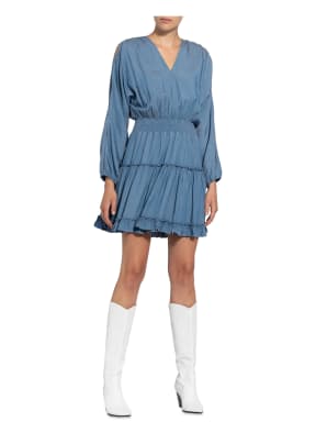 STEFFEN SCHRAUT Kleid mit Rüschenbesatz, Farbe: HELLBLAU (Bild 1)
