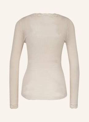 CALIDA Long sleeve shirt RICHESSE LACE with silk, Color: CREAM (Image 1)