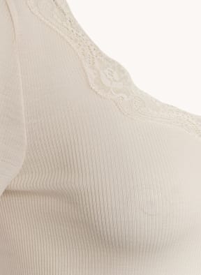 CALIDA Long sleeve shirt RICHESSE LACE with silk, Color: CREAM (Image 1)