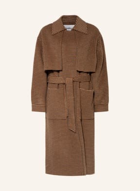 Nanushka Wollmantel ARA, Farbe: BEIGE/ BRAUN/ OLIV (Bild 1)