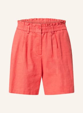 MARC AUREL Shorts mit Leinen , Farbe: HELLROT (Bild 1)