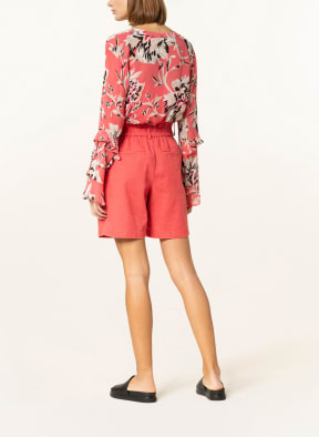MARC AUREL Shorts mit Leinen , Farbe: HELLROT (Bild 1)