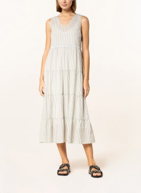 MARC AUREL Kleid, Farbe: WEISS/ KHAKI (Bild 1)
