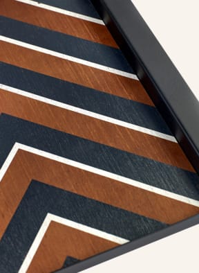 SERAX Tablett GRINT, Farbe: SCHWARZ/ BRAUN/ HELLROSA (Bild 1)