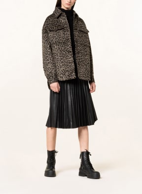 VILA Overshirt , Color: BLACK/ BEIGE (Image 1)