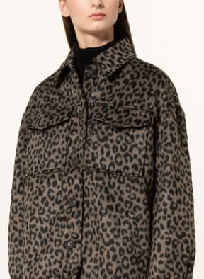 VILA Overshirt , Color: BLACK/ BEIGE (Image 1)