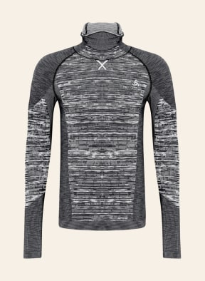 odlo Functional underwear shirt BLACKCOM ECO, Color: BLACK/ WHITE/ GRAY (Image 1)