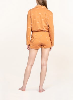 COVERS & CO Lounge shorts NISA BOOBY , Color: BROWN (Image 1)