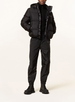 DAILY PAPER Quilted jacket with detachable hood, Color: BLACK (Image 1)