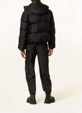 DAILY PAPER Quilted jacket with detachable hood, Color: BLACK (Image 1)