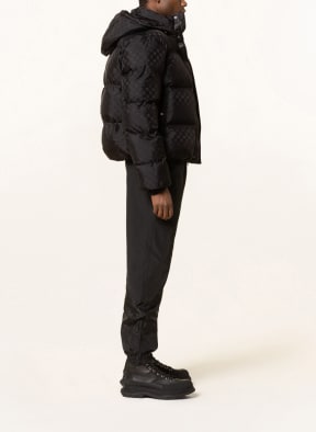 DAILY PAPER Quilted jacket with detachable hood, Color: BLACK (Image 1)