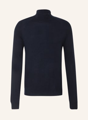 FALKE Turtleneck sweater in cashmere, Color: DARK BLUE (Image 1)