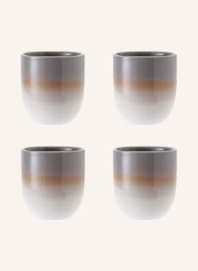 ladelle Set of 4 mugs, Color: TAUPE/ ROSE/ CREAM (Image 1)