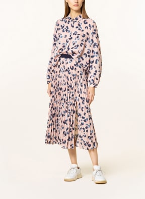 IRIS von ARNIM Pleated skirt MALOU , Color: NUDE/ BLUE (Image 1)