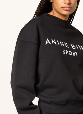 ANINE BING Sweatshirt EVAN, Farbe: SCHWARZ/ WEISS (Bild 1)