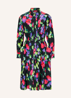 KENZO Shirt dress with silk , Color: BLACK/ RED/ GREEN (Image 1)