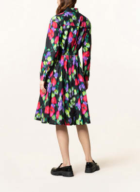 KENZO Shirt dress with silk , Color: BLACK/ RED/ GREEN (Image 1)