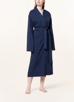 JOOP! Women’s bathrobe, Color: DARK BLUE (Image 1)