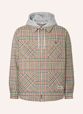 GUCCI Overshirt, Color: CREAM/ GREEN/ LIGHT RED (Image 1)