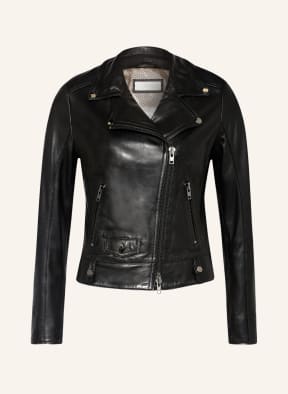 SCHYIA Lederjacke VIOLA, Farbe: SCHWARZ (Bild 1)