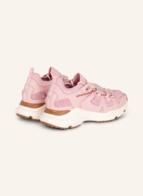 TOD'S Sneakers with lambskin, Color: PINK (Image 1)