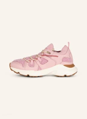 TOD'S Sneakers with lambskin, Color: PINK (Image 1)