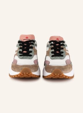 DSQUARED2 Sneakers , Color: WHITE/ ROSE/ GREEN (Image 1)