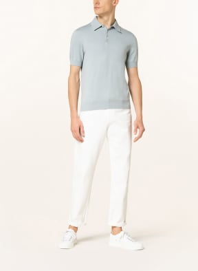 ZEGNA Strick-Poloshirt, Farbe: HELLBLAU (Bild 1)