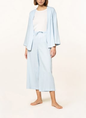 darling harbour Lounge pants with linen, Color: LIGHT BLUE (Image 1)